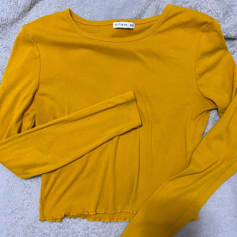 Yellow Cotton On long sleeve